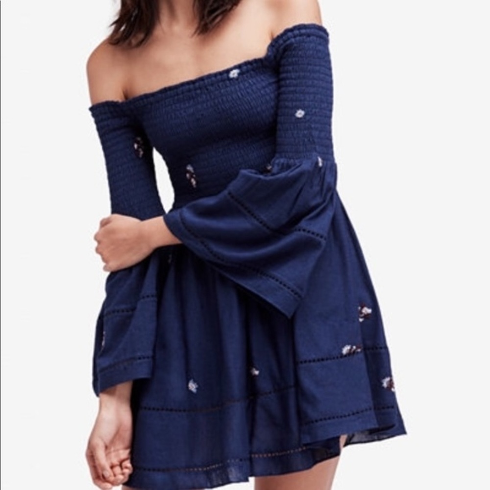 Free People Counting Daisies Mini Dress (S)